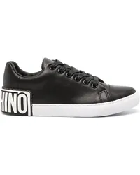 Moschino Sneakers mit Logo Schwarz