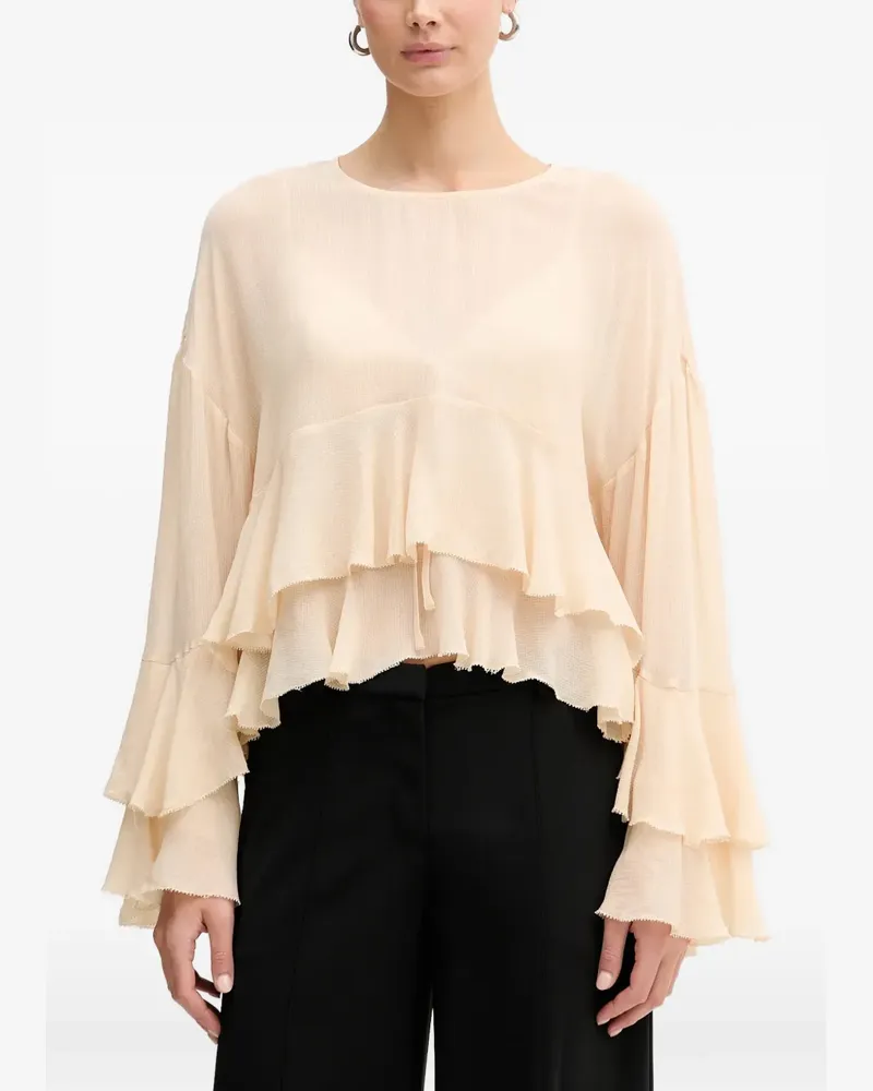 HUGO BOSS C Bleja blouse - Nude Nude