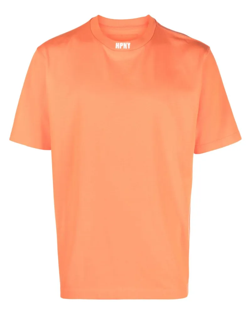 Heron Preston T-Shirt mit Logo-Stickerei - Orange Orange