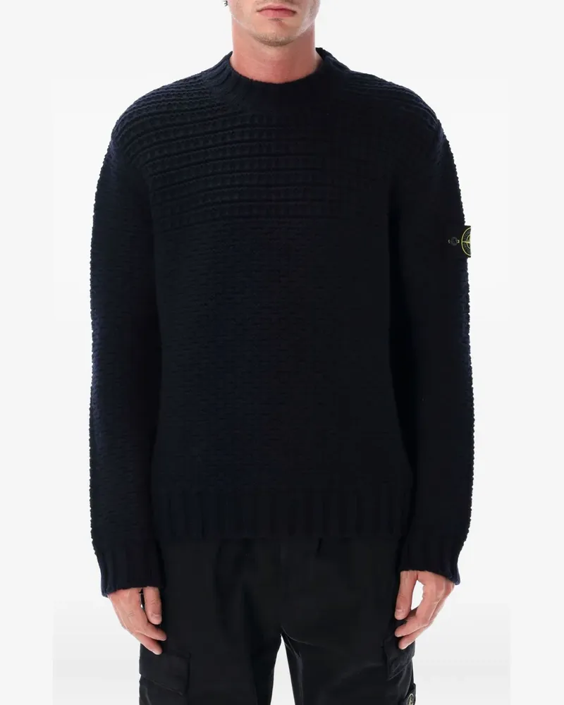 Stone Island Pullover mit Rundhalsausschnitt - Blau Blau