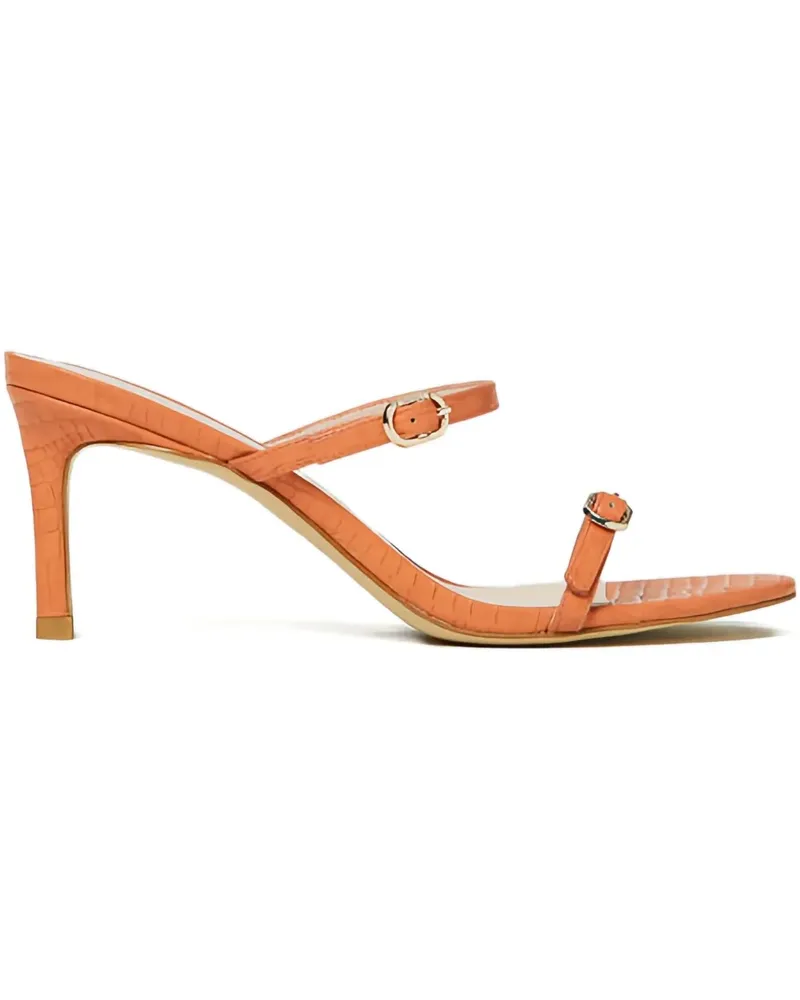 Twin-Set Sandalen mit Kroko-Effekt 80mm - Orange Orange