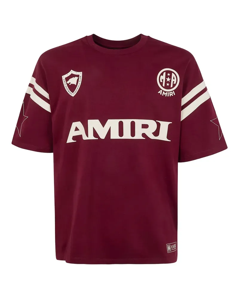 Amiri logo-detail short-sleeve T-shirt - Rot Rot