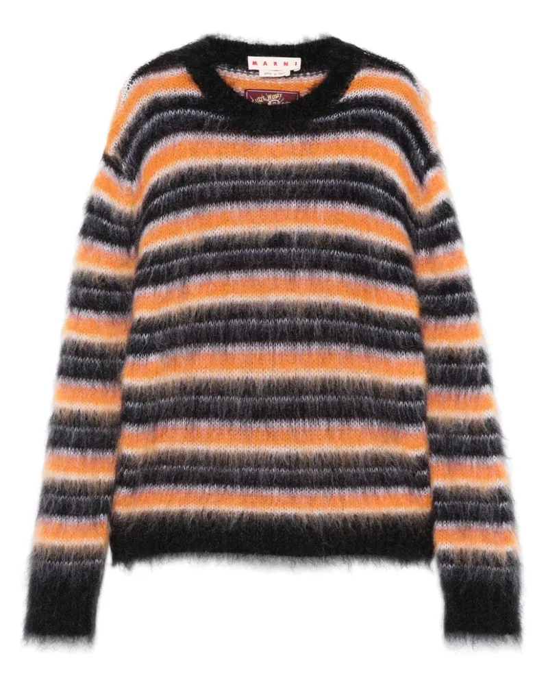 Marni Gestreifter Pullover - Schwarz Schwarz