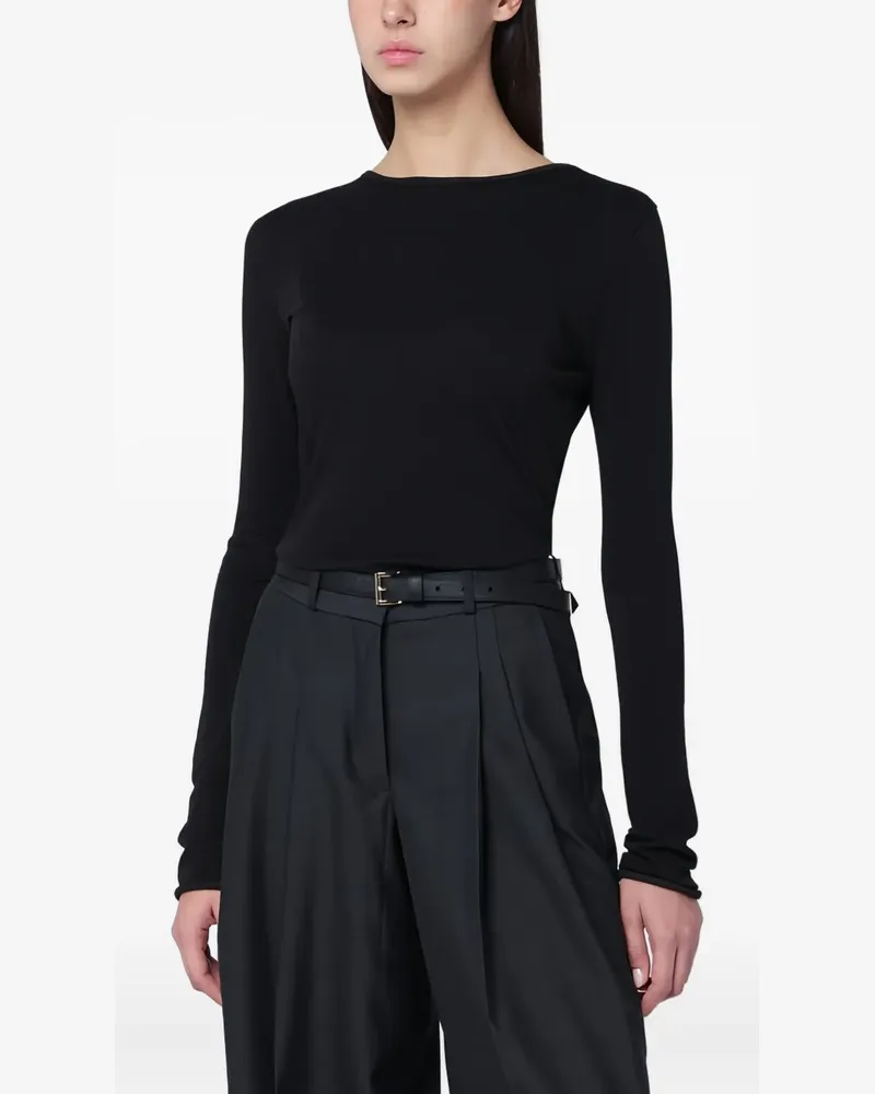 Entire Studios Langärmeliges T-Shirt - Schwarz Schwarz