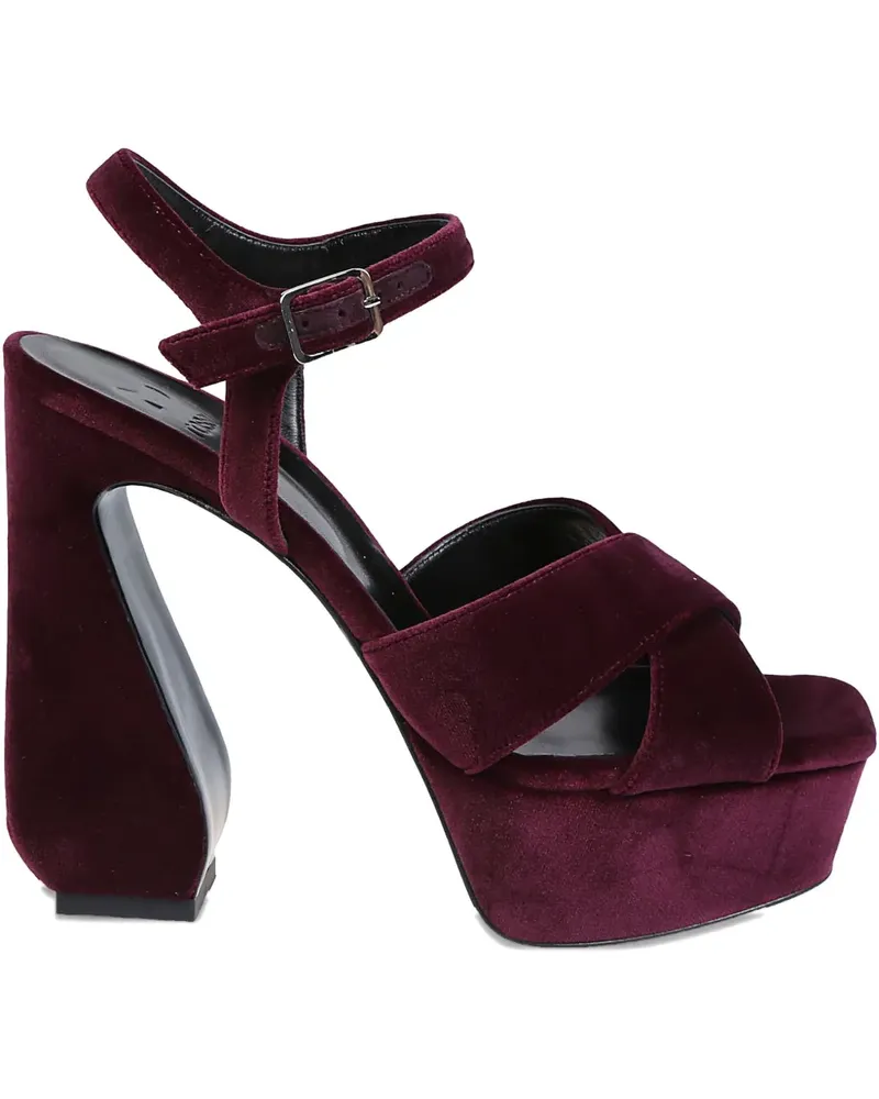 Sergio Rossi Sandalen mit Plateau - Rot Rot