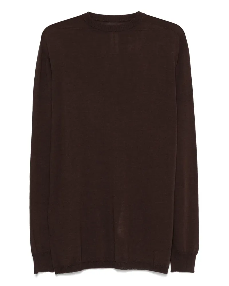 Rick Owens Pullover mit rundem Ausschnitt - Braun Braun