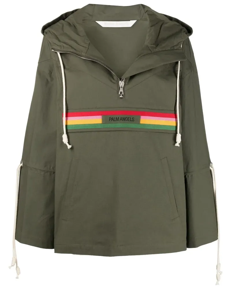 Palm Angels Jacke mit Kapuze - Grün Grün