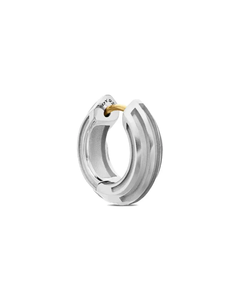 David Yurman Armory Sterlingsilber-Creole (14mm Silber