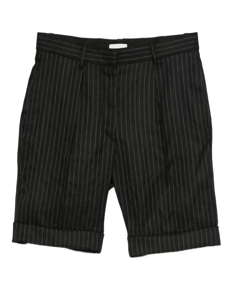 Isabel Marant Shorts mit Nadelstreifen - Schwarz Schwarz
