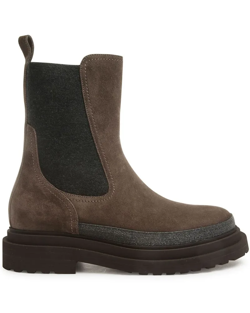 Brunello Cucinelli Monili Stiefel - Braun Braun