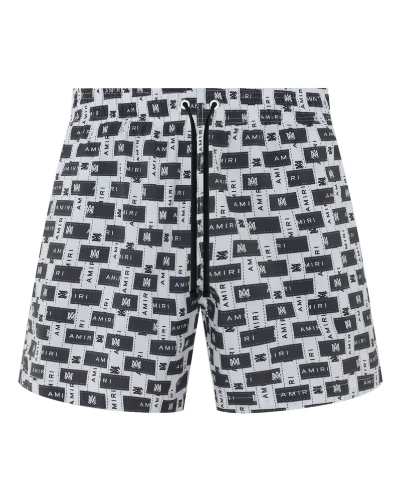 Amiri Badeshorts mit Logo-Print - Schwarz Schwarz