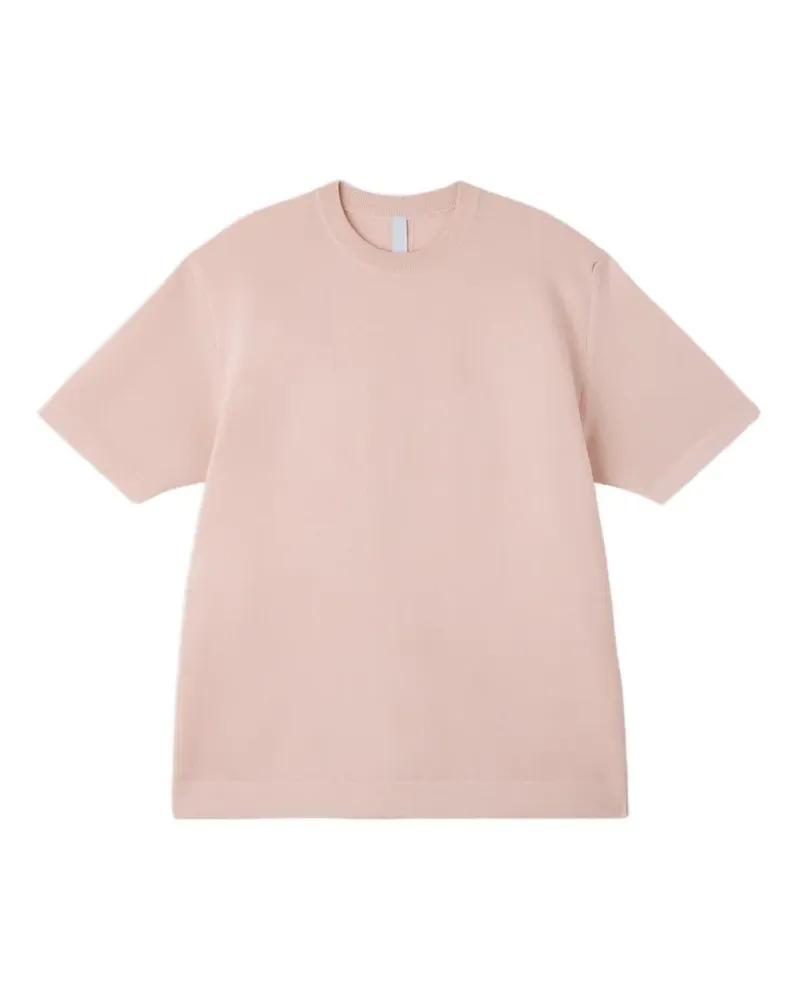 CFCL fine-knit crew-neck T-shirt - Rosa Rosa