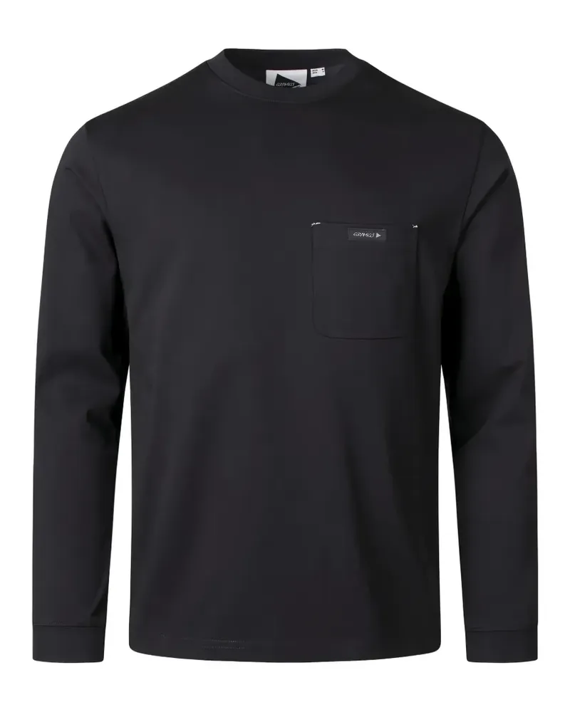 and wander x Gramicci Langarmshirt - Schwarz Schwarz