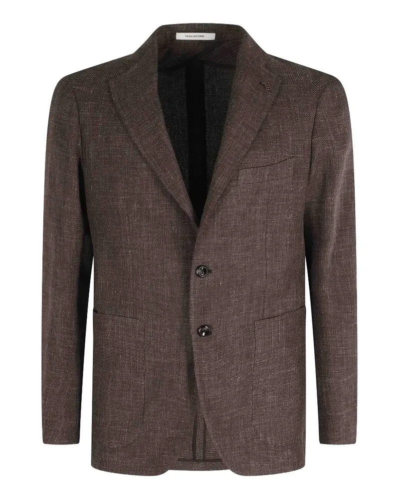 Tagliatore Giacca Montecarlo button blazer - Braun Braun