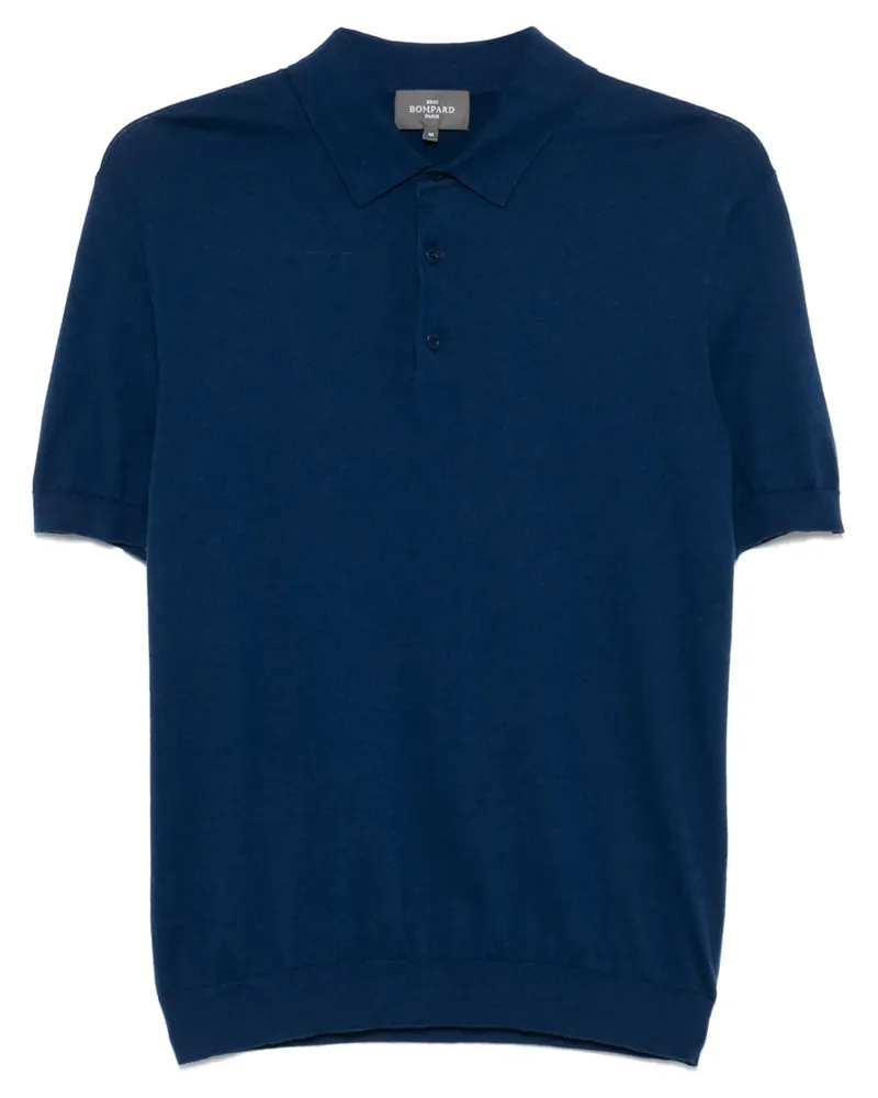 Eric Bompard Poloshirt mit kurzen Ärmeln - Blau Blau