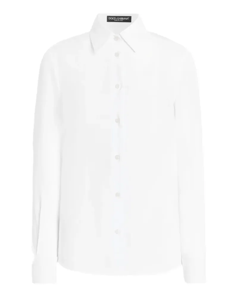 Dolce & Gabbana Hemd mit Knöpfen - Weiß Weiß