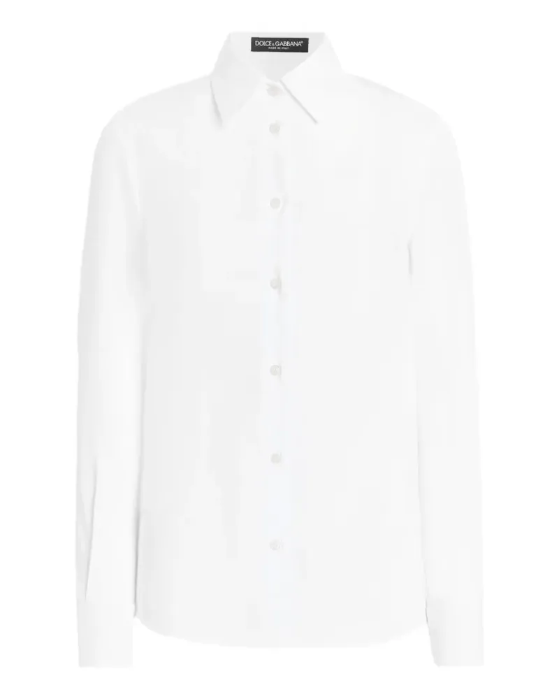 Dolce & Gabbana Hemd mit Knöpfen - Weiß Weiß
