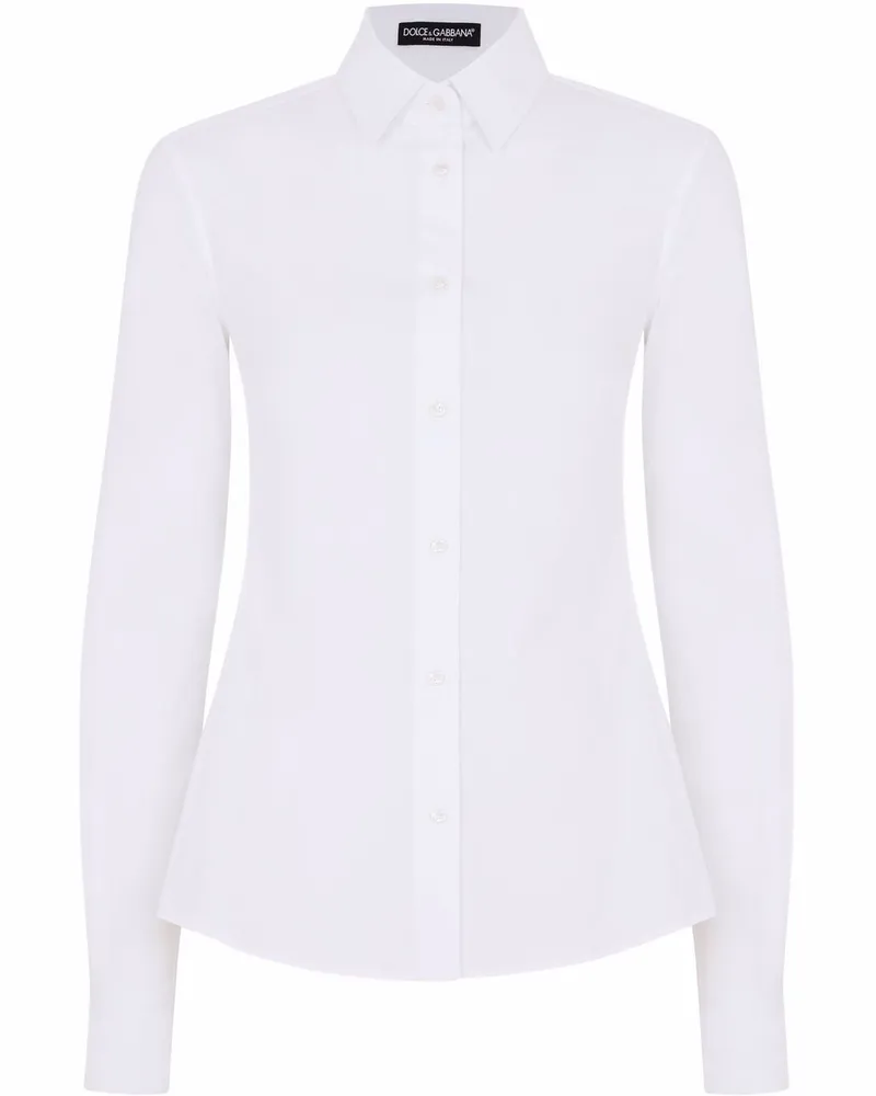 Dolce & Gabbana Hemd mit Knöpfen - Weiß Weiß