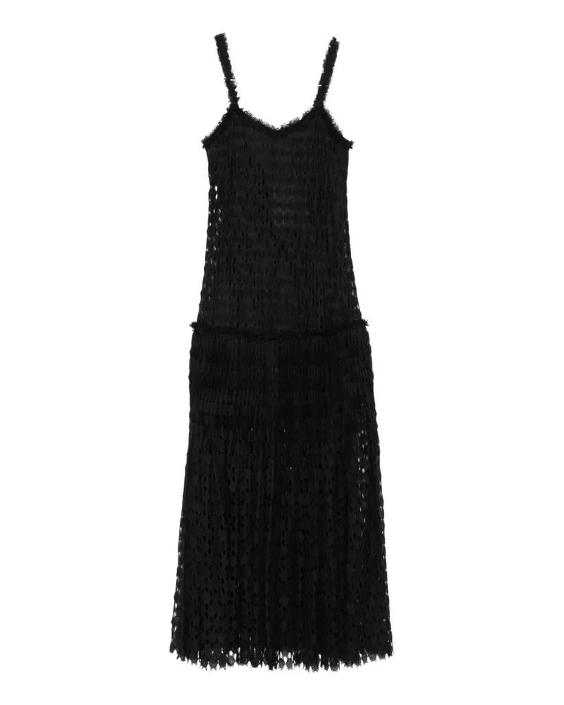 Ulla Johnson ruffled-detail maxi dress - Schwarz Schwarz