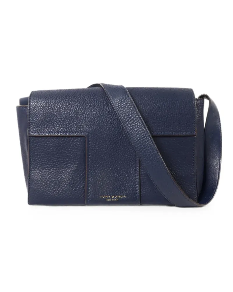 Tory Burch Schultertasche aus Leder - Blau Blau