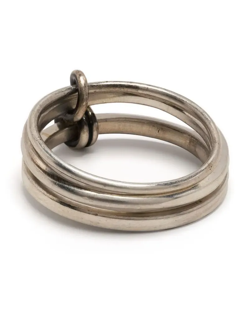 WERKSTATT:MÜNCHEN Connected Infinity Ring - Silber Silber