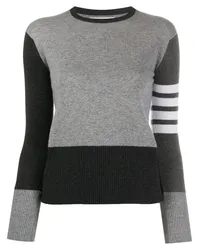 Thom Browne Kaschmirpullover mit Streifen Grau