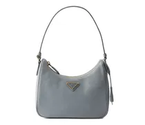 Re-Edition 2005 nubuck and Saffiano leather mini-bag - Blau