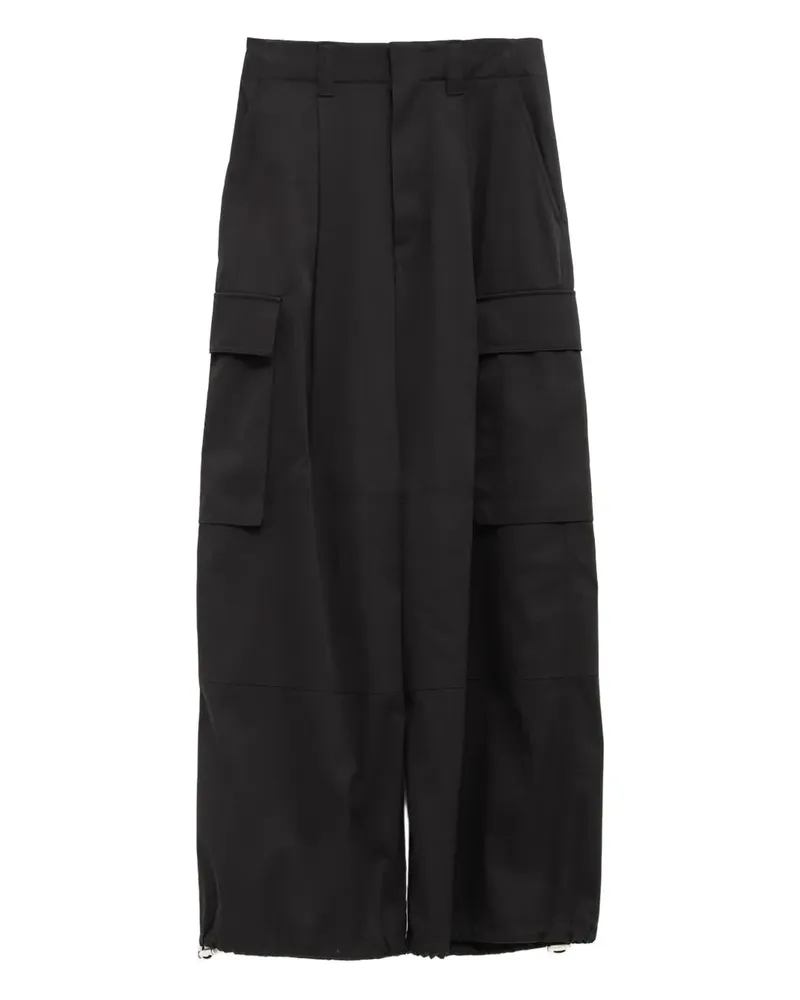 Loewe Cargohose mit Streifendetail - Schwarz Schwarz