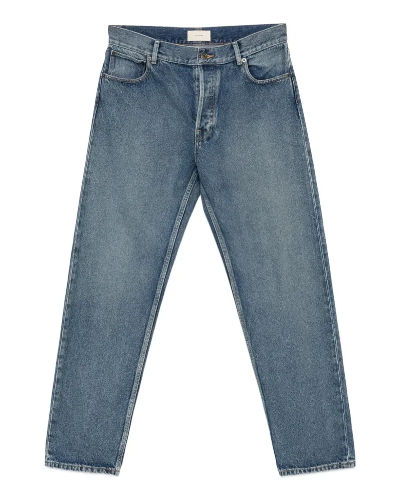 The Row Ausgeblichene Moe Straight-Leg-Jeans - Blau Blau
