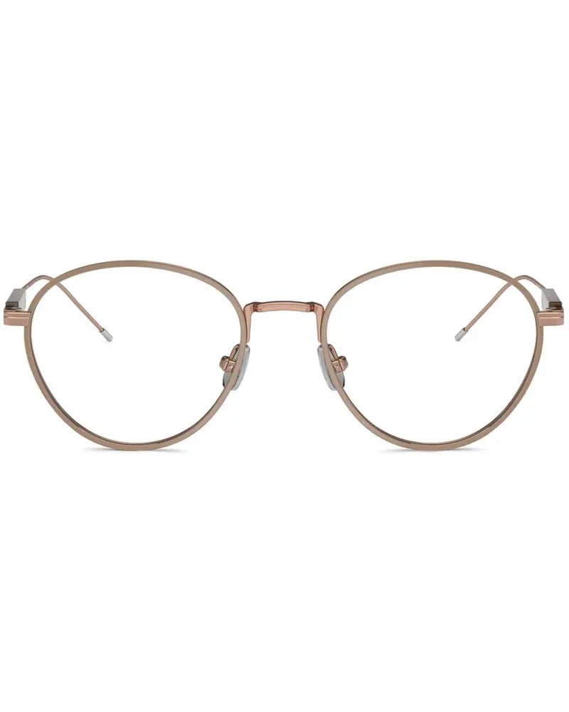 Brunello Cucinelli Brille mit rundem Gestell - Rosa Rosa