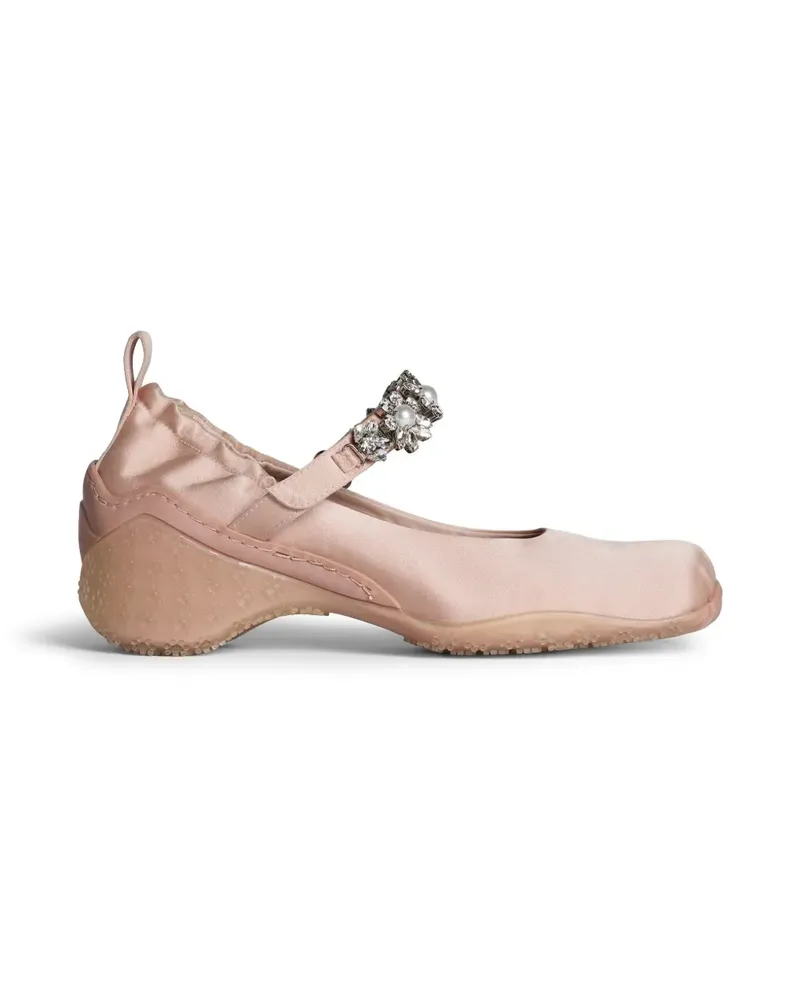 Simone Rocha Pumps mit Perlen - Rosa Rosa
