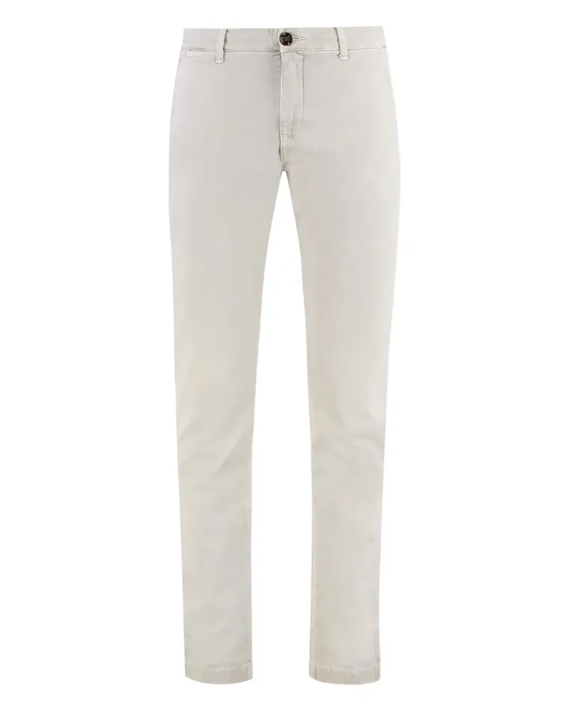 MOORER Hose mit Logo-Patch - Nude Nude