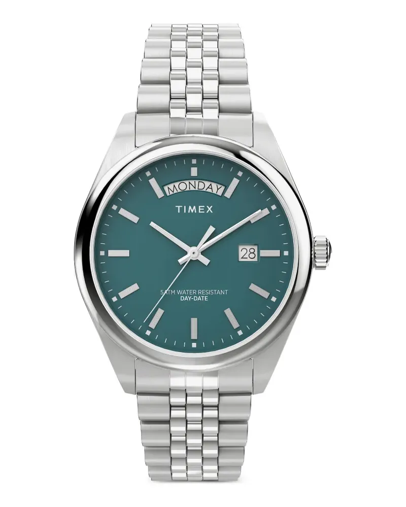 Timex Legacy Day and Date Armbanduhr 41mm - Blau Blau