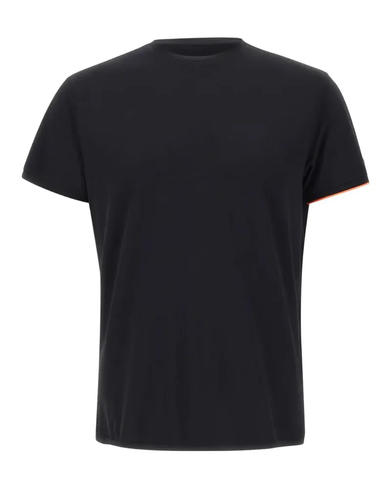 Roberto Ricci Designs Macro T-Shirt mit Bortendetail - Schwarz Schwarz