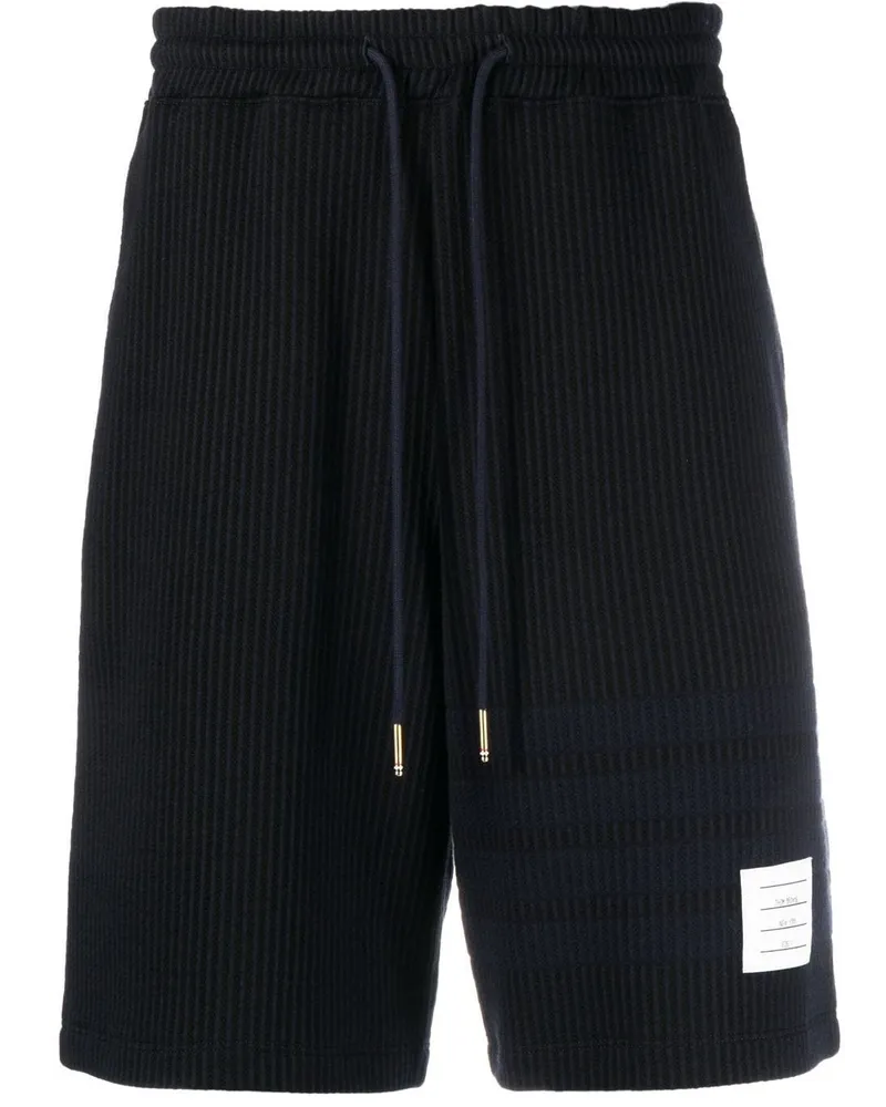 Thom Browne Joggingshorts mit Streifen - Blau Blau