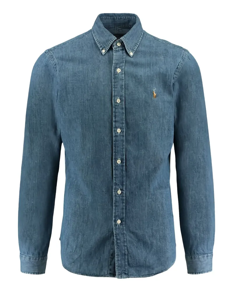 Ralph Lauren Jeanshemd mit Logo-Stickerei - Blau Blau