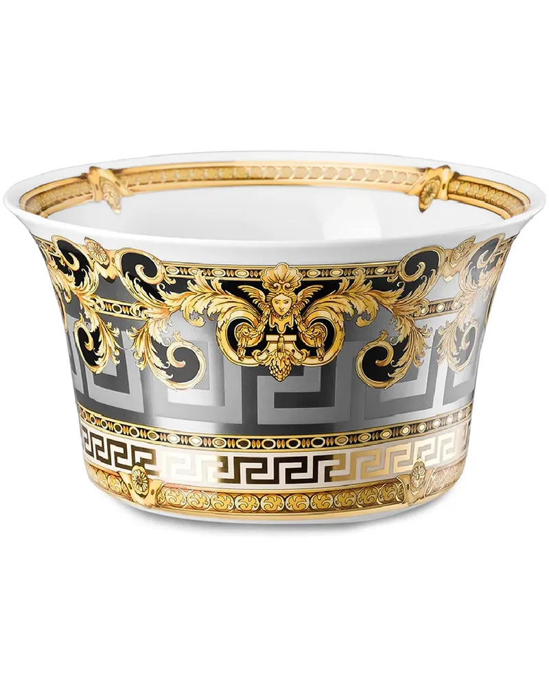 Versace Salatschüssel mit Print - Weiß Weiß