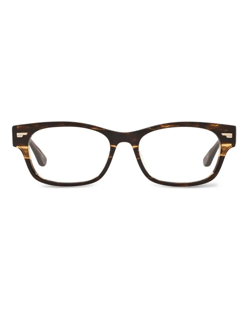 Oliver Peoples Denton Brille mit eckigem Gestell - Braun Braun