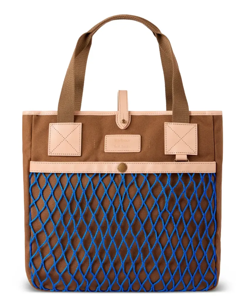 Paul Smith x Barbour mesh-overlay tote bag - Braun Braun