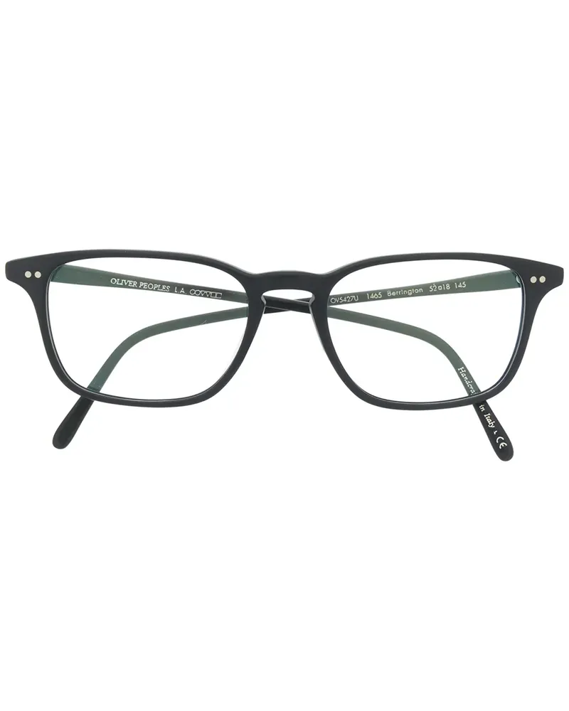 Oliver Peoples Brille mit eckigem Gestell - Schwarz Schwarz