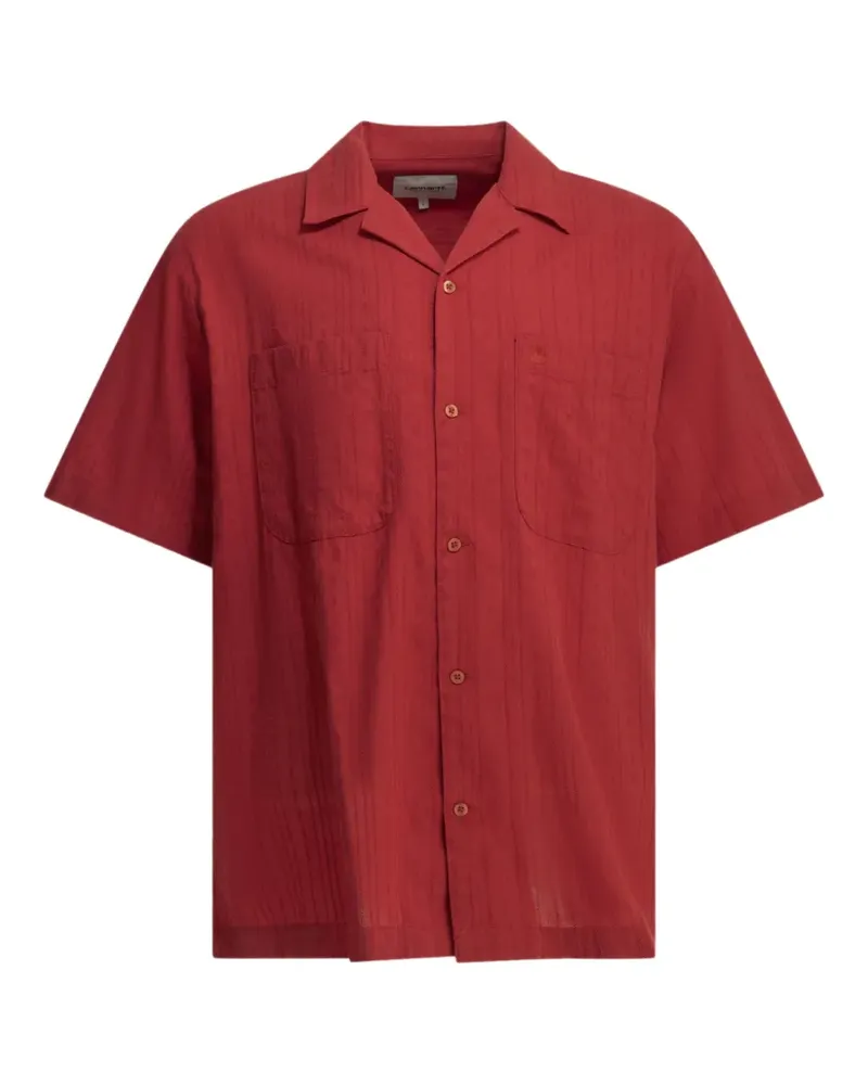 Carhartt WIP S Gareth striped shirt - Rot Rot
