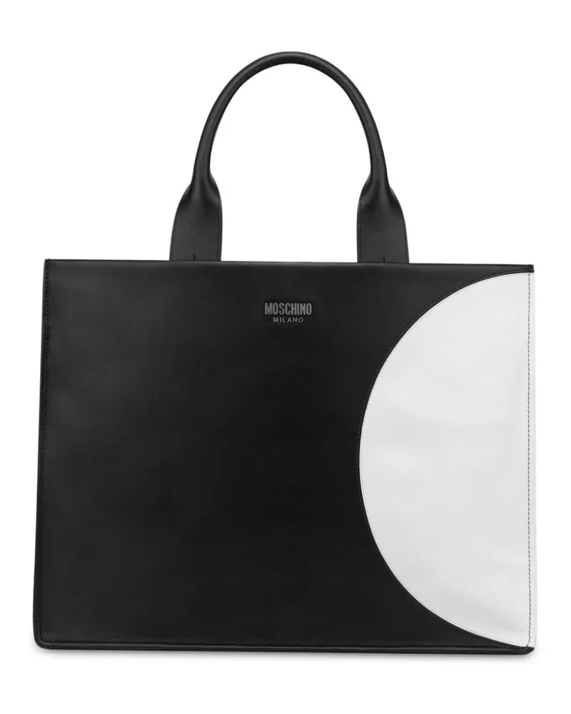 Moschino Handtasche mit Einsätzen - Schwarz Schwarz