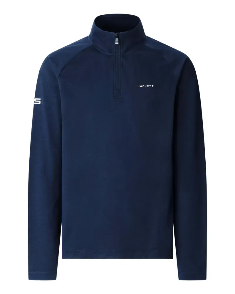 Hackett Sweatshirt mit Reißverschluss - Blau Blau