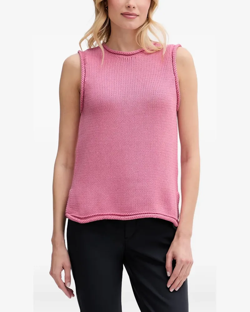 Mos Mosh Ärmelloses MMAubin SL Oberteil mit Seitenschlitz - Rosa Rosa