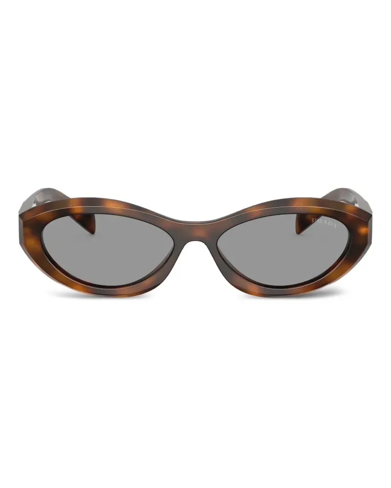 Prada oval-frame sunglasses - Braun Braun