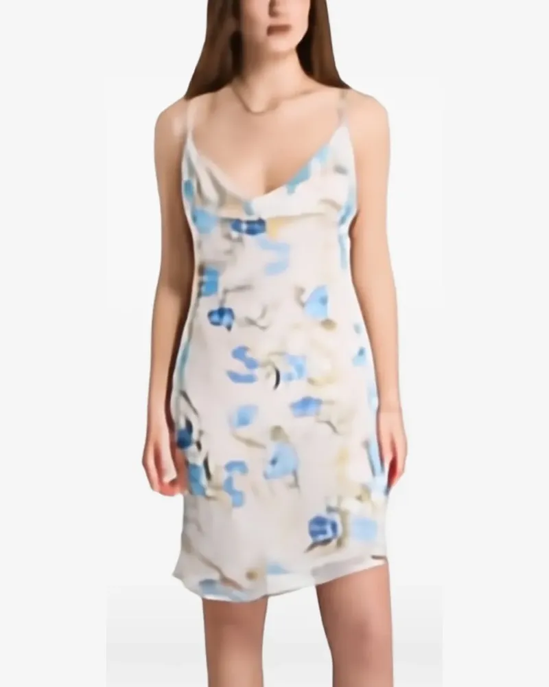 Guess Minikleid mit Blumenprint - Nude Nude