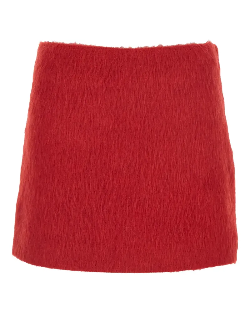 MSGM Minirock mit verdecktem Reißverschluss - Rot Rot