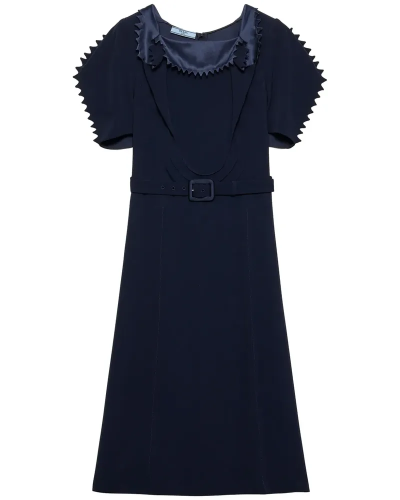 Prada Kleid aus Satinkrepp - Blau Blau