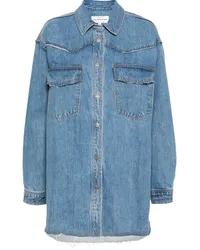 SLVRLAKE Jeanshemd im Western-Look Blau