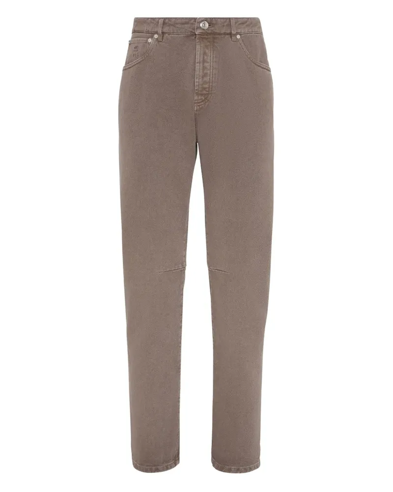 Brunello Cucinelli Leisure Jeans im Five-Pocket-Design - Grau Grau